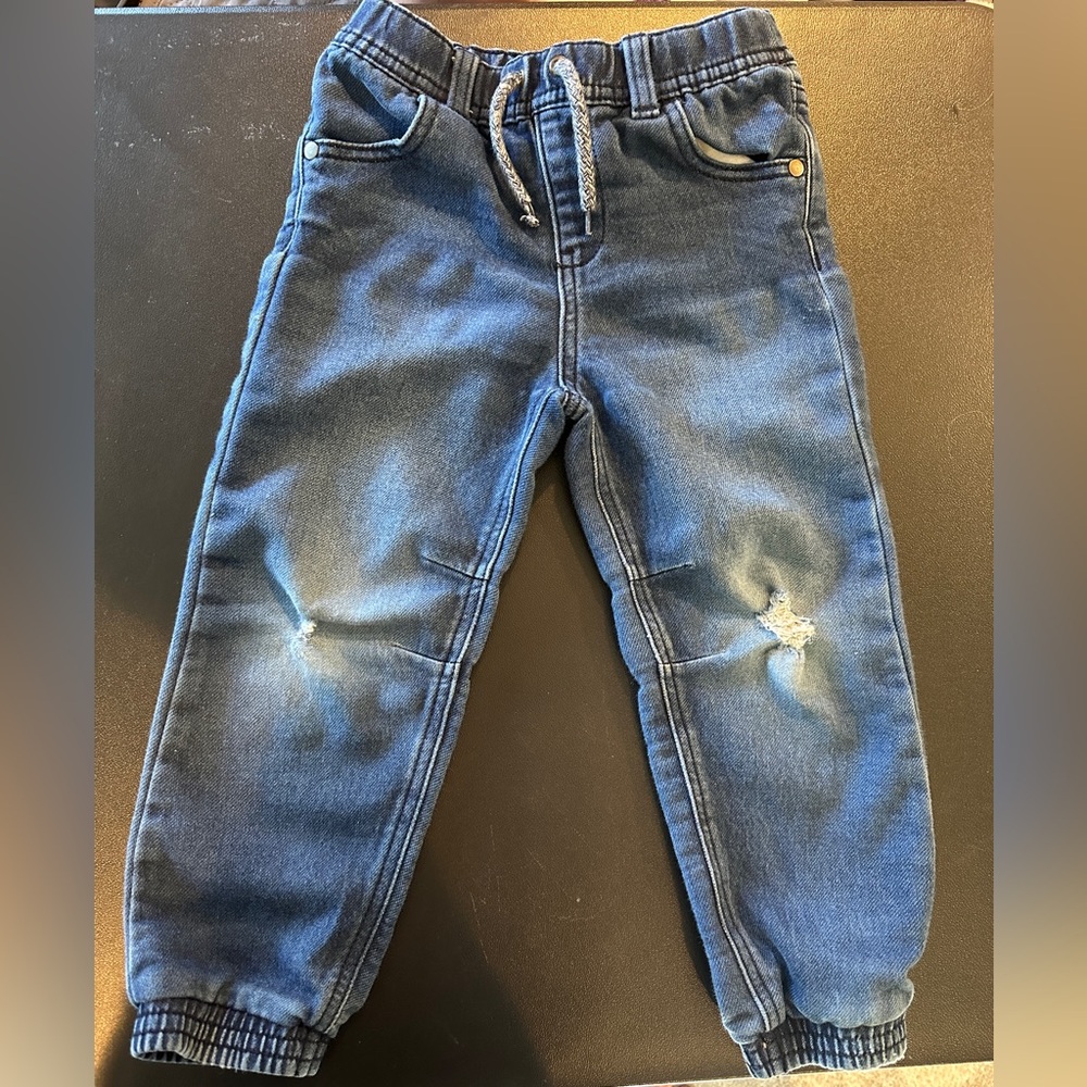 Crazy 8 Denim Joggers Size 4T